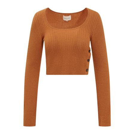 Loulou Studio Long Sleeve Tops Orange, Dame