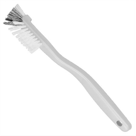 2 stk Køkken Skrubbørste, Retvinklet Flaske Badeværelsesbørste Til Vask, Husholdning, Gryde, Pander, Kanter, Fliser, Linjer, Dyb Rengøring Med Stive 