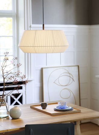 Dicte taklampe Ø53 - hvit