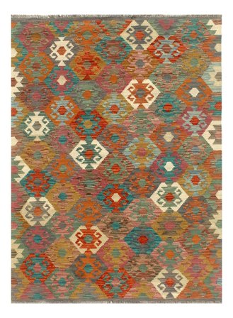 Mały Kilim Afgan Old Style Dywan 122X175 Wełna