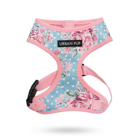 Vintage Rose Floral Hundsele - Klassiska hundselar, Jacket, Step-in, Y-Selar Dragselar, Fodrade vinterselar på Doggie.se