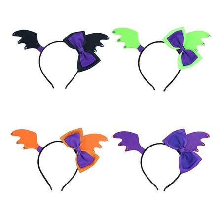 4 kpl Pääpanta Naisille Halloween Lepakko Hiusholkki Halloween Hiusnauha Halloween Pääpanta 29X20cm 29X20cm