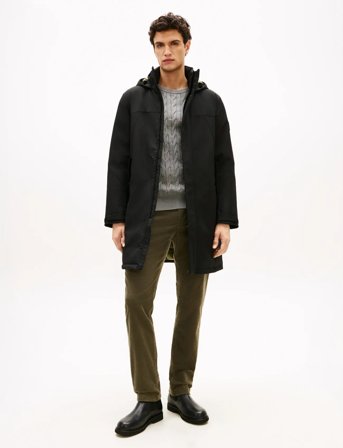 Tommy Hilfiger Tech Hooded Padded Parka - Black - L