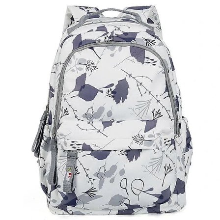 Hvid Rygsæk til Kvinder og Mænd, Letvægts Casual Rejserygsæk, Klassisk Basis Rygsæk[GKS]