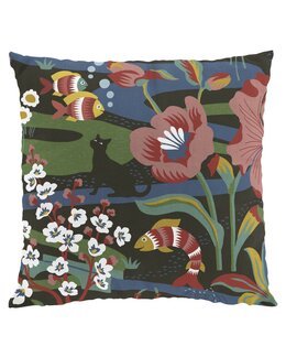 Kuddfodral Landet bubblar Svart - Arvidssons Textil