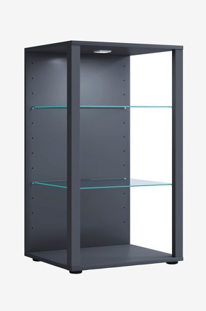 VCM - Vcm Vitrinskåp Glasol Xxl - Grå - Skåp - Från Homeroom