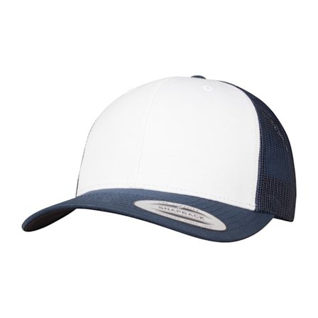 Flexfit Unisex Adult Retro Coloured Trucker Cap One Size Navy/W