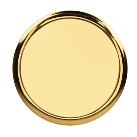 Serveringsbrett i rustfritt stål for tesett Frukt Godteri Mat Smykker Håndkle (Gull)