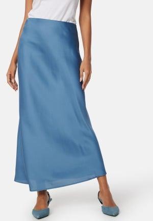 VILA Viellette high waist long skirt 34 Coronet Blue Hameet Dam