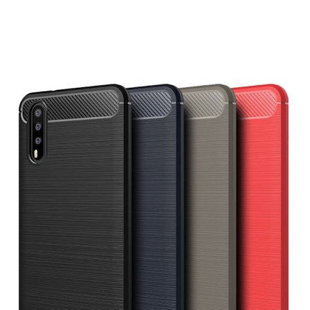 SKALO Huawei P20 Armor Carbon Stødsikker TPU-cover - Vælg farve