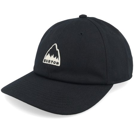 Burton - Schwarz Unconstructed Cap - Rad Dad Hat True Black Dad Cap @ Hatstore