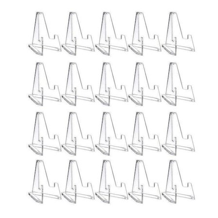 20 kpl akryylinen kirkas jalusta keräilykorteille, PSA Pokemon -korttipidikkeille, pieni jalusta 5(12)