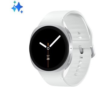 Samsung Galaxy Watch8 40mm BT Silver - Galaxy Watch8 – hjälper dig ta hand om dig själv