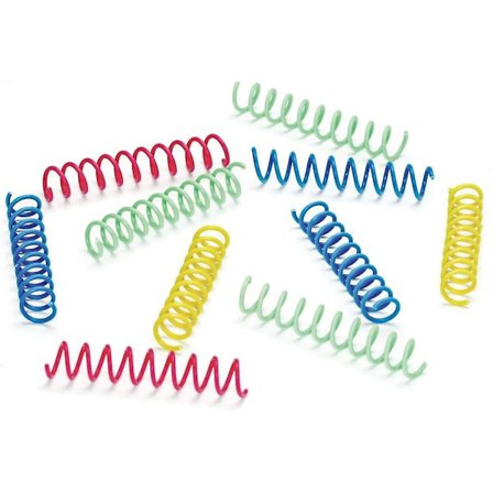 Leksaker för inomhuskatter - Klassiska kattleksaker är ett alternativ till kattmynta och möss - Tunna breda fjädrar, 8 stycken