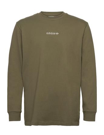 Long Sleeve Graphic Tee Green Adidas Originals