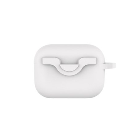 Bluetooth-kuuloke suojakuori kompatibel med AirPods Pro kompatibel med AirPods Pro 2 - Valkoinen silikoninen iskuja suojaava kotelo soljella