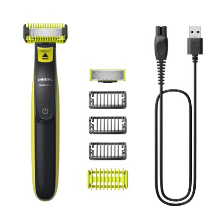Philips Norelco OneBlade QP2824/10 barbermaskine til ham Folie shaver Trimmer Grå, Lime