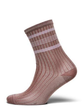 Nohl Glitter Socks Lingerie Socks Regular Socks Vaaleanpunainen Mp Denmark