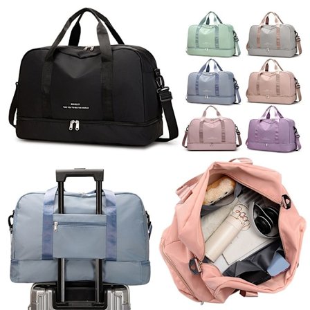 Rejsetaske til kvinder - Weekender Carry-on Bag - SORT