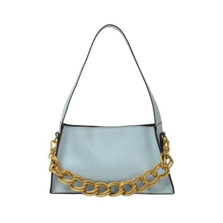 Manu Atelier, Mini Kesme Bag in Blue Leather Blauw, Dames, Maat:ONE Size
