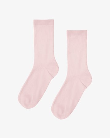 Women Classic Organic Sock - Faded Pink - Female - 36-40
