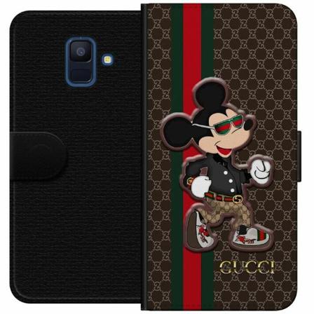 Samsung Galaxy A6 (2018) Plånboksfodral Cc Happy Mouse
