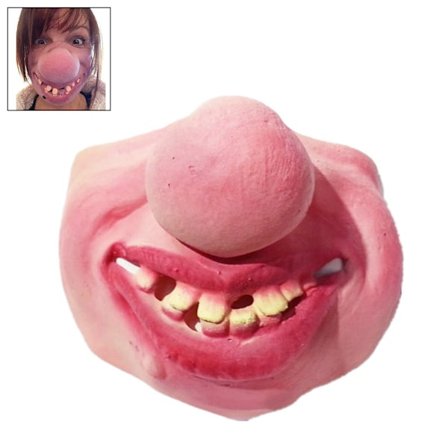 Rolig Vuxen Party Mask Latex Clown Cosplay Halv Ansikte Hemska Masker Halloween Party Dekor
