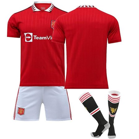 22-23 Manchester United Fotbollströja Kits Vuxen fotbollströja V