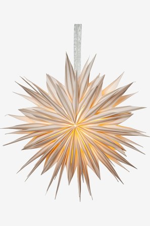 Star Trading - Stjärna Print 60cm - Vit - Adventsstjärnor - Från Homeroom