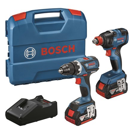 Bosch 06019J220A Kombikit med batteri och laddare, Maskiner & elverktyg