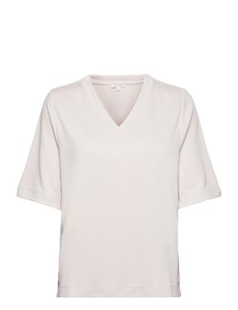 T-Shirt Flue T-shirts & Tops Short-sleeved Grå Tom Tailor*Betinget Tilbud