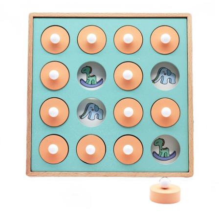 Memory Match Schackspel 3d-pussel Trä Tidig Utbildning