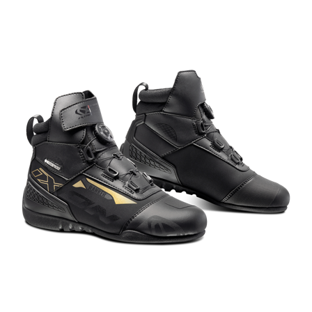 Scarpe Moto Donna Ixon Ranker WP Nero/Oro 39