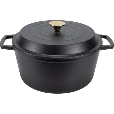 Mareld Støbejernsgryde 6 liter, mat sort | KitchenOne
