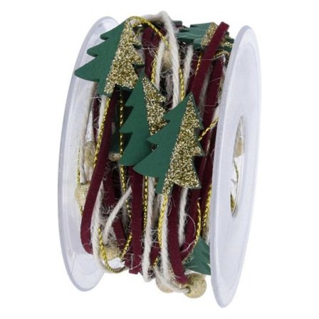 Julgransdekorationer Artiklar Ny Stil 5m Fint Linne Julband Julgransband Juldekorationsband Juldekorationer