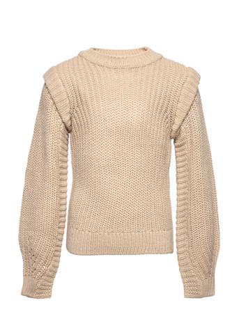 Konlexine L/S Pullover Knt Pullover Beige Kids Only