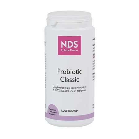 NDS NDS Probiotic Classic 10 200 g, Helse & Madvarer, Ingredienser, Mælkesyrebakterier