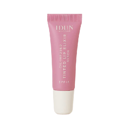 IDUN Minerals Oil-Infused Tinted Lip Elixir Syren Mauve Pink Läppglans Unisex Rosa 8 ML