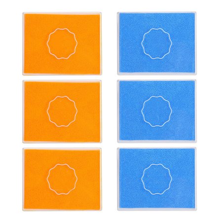 Mustetyyny Sormenjälki DIY-askartelu lapsille Leima kankaalle Paperille Muoville 10cm x 12.5cm