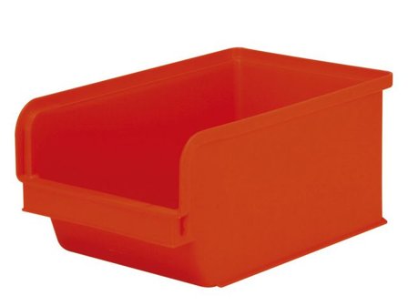Plastlåda röd, 7 L - Lyreco - Skolmöbler och inredning - Förvaringsmöbler - Backar, boxar och korgar
