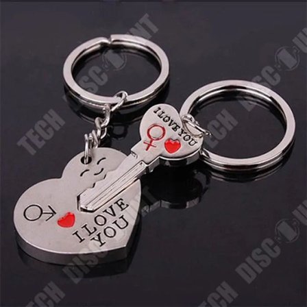 Kaiverrettu Avaimenperä "I Love You All Heart's Day" [D]