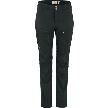 Fjällräven Dam's Abisko Midsummer Trousers in Black | Size: 42, G-1000/Polyester