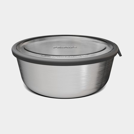 Stainless steel bowl with lid Primus Prepping Bowl Stainless Steel, 600 ml