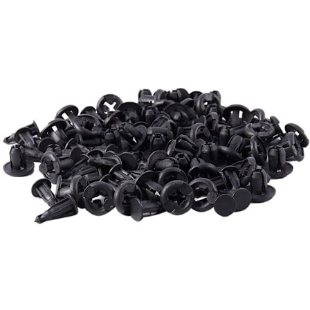 Bil 10 mm plast hål diameter nitar 10 mm stänkskärm fäste clips 50 st