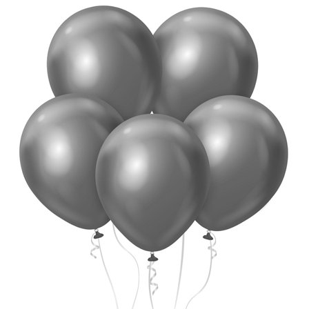 Platinum Ballonger 7-pack Grå - Kalaslagret.se