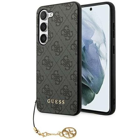 Guess 4G Charms Collection-etui til Samsung Galaxy A35 - sort