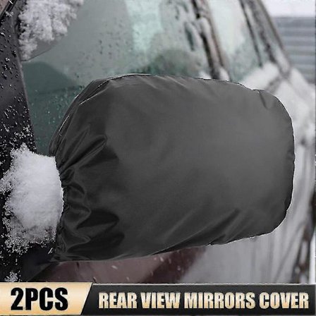 2 stk. Sidespejl Sneovertræk Universal Bil Venstre Højre Sidespejl Beskyttelsesovertræk Sne Frost Støv Overtræk Biltilbehør