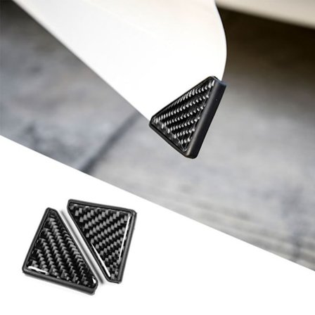 2 Stk Bildør Anti-kollisionsdæksel Crash Ridse Protector SORT