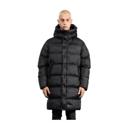 Xplct Studios, Coach Parka Black Zwart, Heren, Maat:L