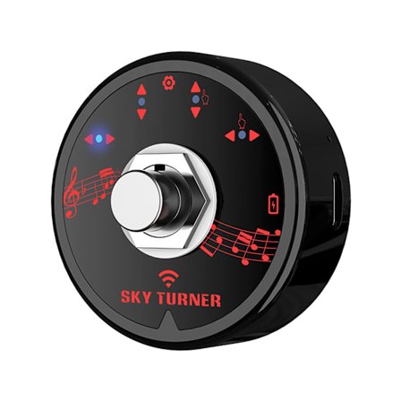 ST-1 BT trådlös fotpedal för bläddring av sidor för surfplatta smartphone elektronisk musik